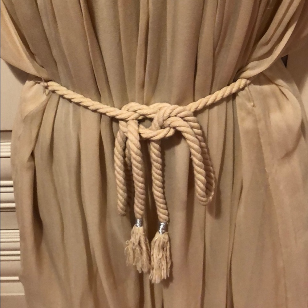 Women’s MM Couture by Miss Me Beige Sheer Dress M - Picture 2 of 6